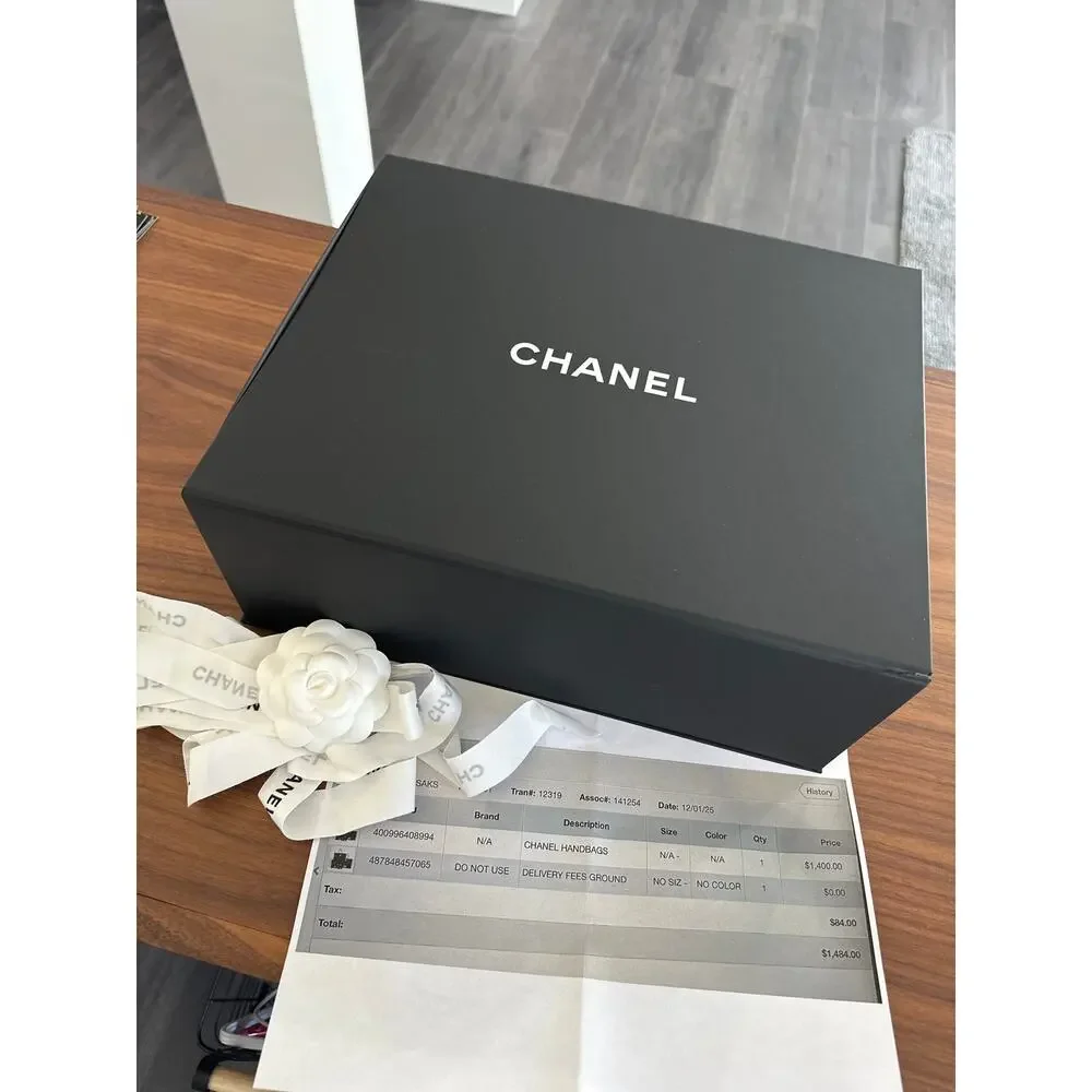 NWT Chanel Traveling Rug Wrap Wool Cashmere Blend